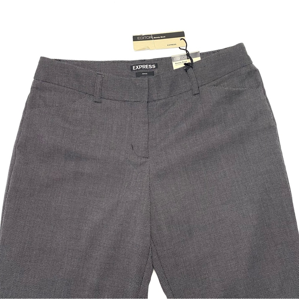Express Editor Barely Boot Low Rise Womens Pants size 2R NWT